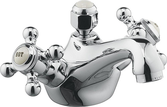 Kludi 112,526 Смеситель для раковины, c д/к, длина излива 12,5 см, цвет: хром 510120520