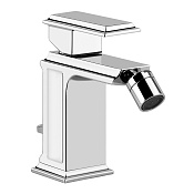 Gessi Eleganza Смеситель для биде, однорычажный, с донным клапаном, цвет: chrome 46007#031