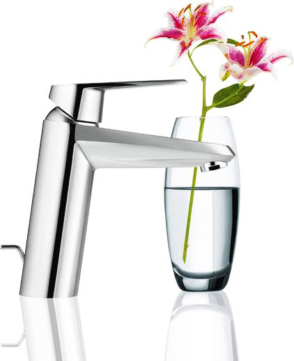 Grohe Eurodisc Cosmopolitan Смеситель для раковины, с д/к, длина излива 14,2 см, цвет: хром 23448002