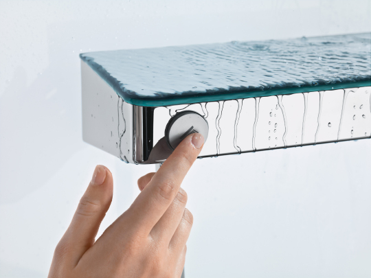 Hansgrohe ShowerTablet Select Термостат для душа BM 30 см, цвет: хром/белый 13171400