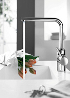Kludi L-Ine Смеситель для кухни рычажный, высота излива 27,5 см, цвет: хром 428140577