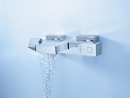 Grohe Grohtherm Cube Термостатический смеситель для ванны накладной, цвет: хром 34497000