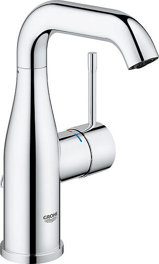 Grohe Essence New Смеситель для раковины высокий, с д/к, высота излива 16 см, цвет: хром 23480001
