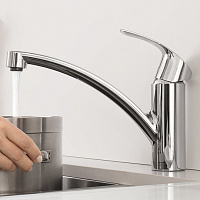 Grohe Eurosmart New Смеситель для кухни, цвет: хром 3328120E