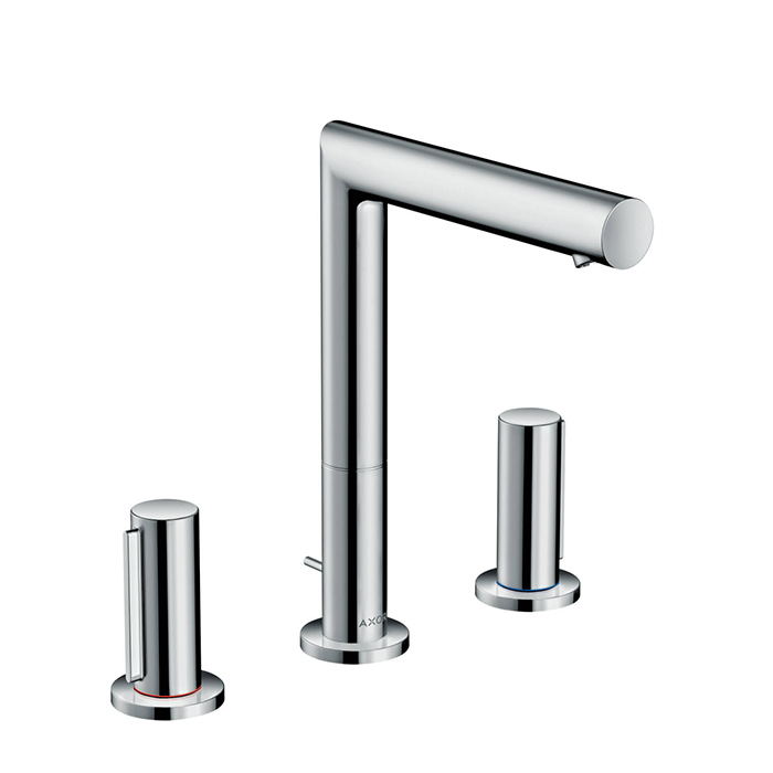 Axor Uno Смеситель для раковины двухвент. на 3 отв. с донным клап., цвет: хром 45133000