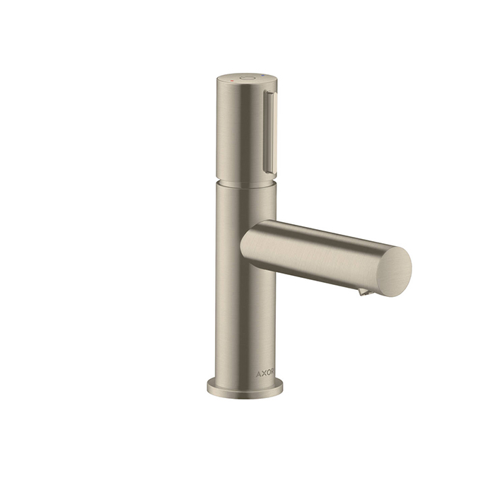 Axor Uno Смеситель для раковины нажимной без дон. клапана, цвет: шлифованный никель 45015820