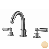Bossini Liberty Смеситель для биде на 3 отверстия цвет: antique brass, bronze Z001402.022