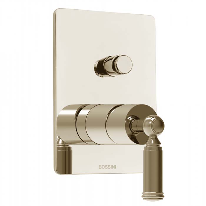 Bossini Liberty Смеситель для душа, встраиваемый, цвет: satin nickel Z00066.094