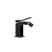 Gessi Rettangolo K Смеситель для биде, однорычажный, с донным клапаном, цвет: matte black 53007#299