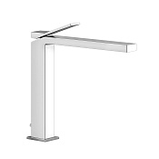 Gessi Rettangolo K Смеситель для раковины на 1 отверстие, излив 21,3 cм, цвет хром 53003#031