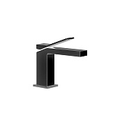 Gessi Rettangolo K Смеситель для раковины на 1 отверстие, цвет черный 53002#299