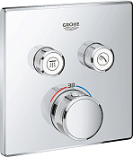 Grohe Grohtherm SmartControl Термостат для встраиваемого монтажа на 2 выхода, цвет: хром 29124000