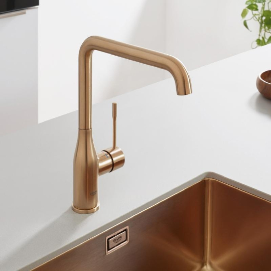 Grohe Essence New Смеситель для кухни, цвет: теплый закат, матовый 30269DL0