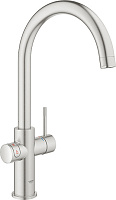 Grohe Red II Duo Смеситель для кухни, с водонагревателем, цвет: суперсталь 30079DC1
