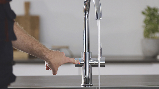 Grohe Red II Duo Смеситель для кухни, с водонагревателем, цвет: хром 30083001