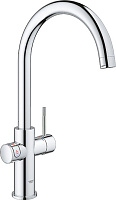 Grohe Red II Duo Смеситель для кухни, с водонагревателем, цвет: хром 30083001