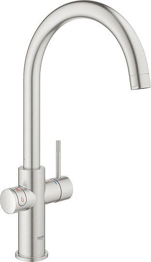 Grohe Red II Duo Смеситель для кухни, с водонагревателем, цвет: суперсталь 30083DC1