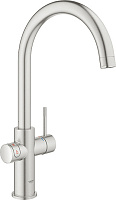 Grohe Red II Duo Смеситель для кухни, с водонагревателем, цвет: суперсталь 30083DC1