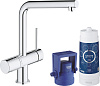 Grohe Blue Minta New Pure Смеситель для кухни, с фильтром, цвет: хром 31345002