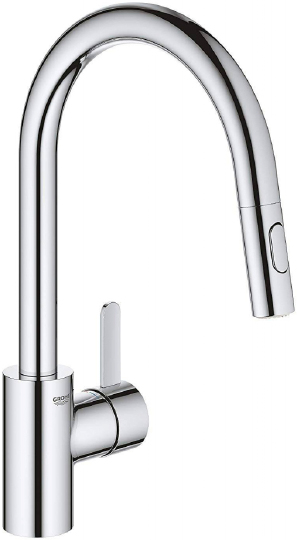Grohe Eurosmart Cosmopolitan Смеситель для кухни, с выдвижным изливом, цвет: хром 31481001
