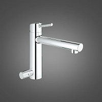 Grohe Concetto New Смеситель для кухни, с запорным вентилем, цвет: хром 31209001