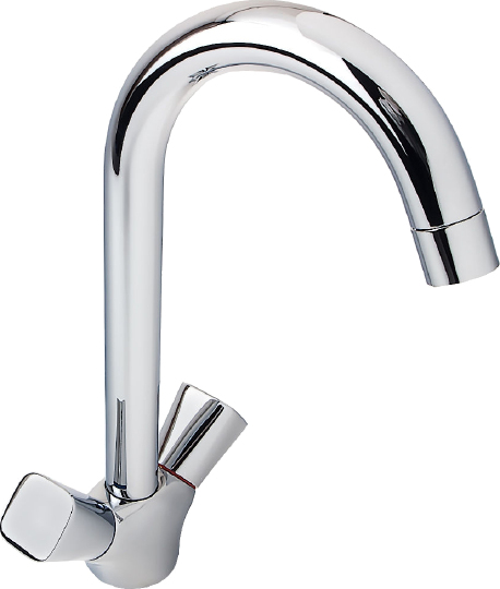 Hansgrohe Logis Смеситель для кухонной мойки с двумя рукоятками, цвет: хром 71280000