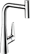 Hansgrohe Talis Select S Смеситель для кухонной мойки, с выдвижным изливом цвет: хром 72821000