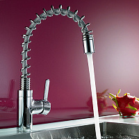 Kludi Bingo Star Смеситель для кухни с гибким изливом, высота излива 22 см, цвет: хром 428550578