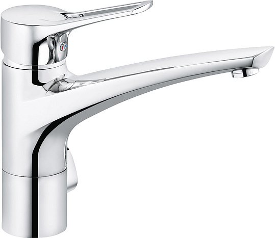 Kludi MX Смеситель для кухни рычажный, высота излива 16,6 см, цвет: хром 399060562