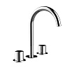 Fantini Lame Смеситель для раковины, 3 отв., излив 18,3 cм, цвет хром 24 02 M406