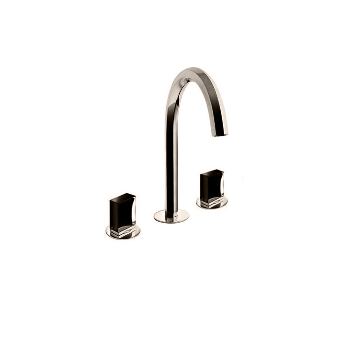 Fantini Venezia Смеситель для раковины, 3 отв., излив 17,5 cм, цвет Nickel PVD 29 95 N404S