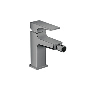 Hansgrohe Metropol Смеситель для биде однорычажный, с донным клапаном, цвет: шлиф. черный хром 32520340