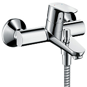 Hansgrohe Focus Смеситель для ванны 2 режима расхода воды, излив 18 см, цвет: хром 31948000