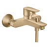 Hansgrohe Talis E Смеситель для ванны BM, излив 19,4 см, цвет: шлифованная бронза 71740140