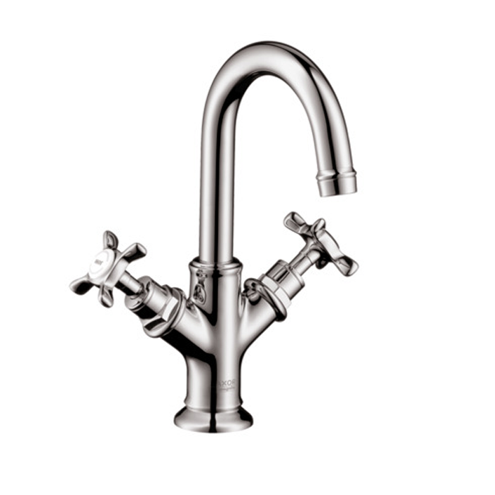 Axor Montreux Смеситель для раковины двухвент., на 1 отв. без донного клап., цвет: хром 16505000