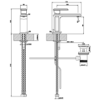 Gessi Eleganza Смеситель для раковины, цвет хром 46001#031