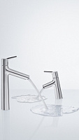 Hansgrohe Talis S Смеситель для раковины, с донным клапаном, цвет: хром 72031000