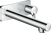 Hansgrohe Talis S Смеситель для раковины встраиваемый, внешняя часть, излив 22,5 см, цвет: хром 72111000