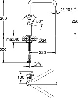 Grohe Essence Смеситель для кухни, цвет: хром 30269000