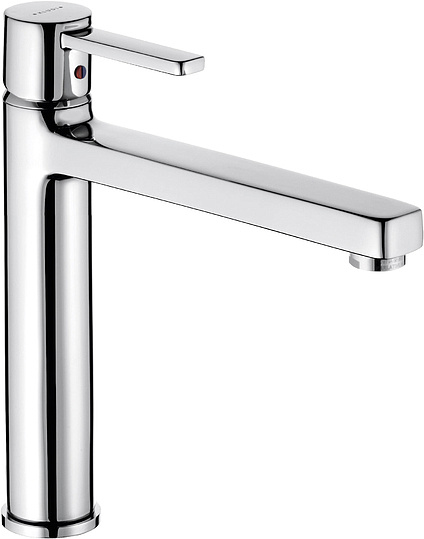 Kludi Zenta Смеситель для кухни рычажный, высота излива 15,5 см, цвет: хром 389730575