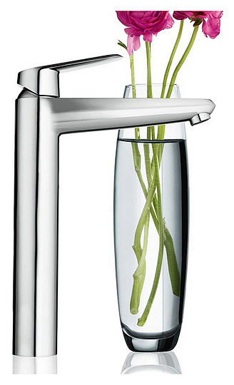 Grohe Eurodisc Cosmopolitan Смеситель для раковины выс., без д/к, высота излива 25,1 см, цвет: хром 23432000