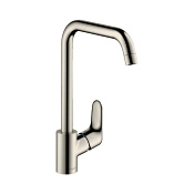 Hansgrohe Focus M41 Смеситель для кухонной мойки 260 на 3 положения, цвет: нержавеющая сталь 31820800