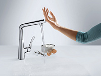 Hansgrohe Metris Select Смеситель для кухонной мойки с высоким изливом, цвет: хром 14883000