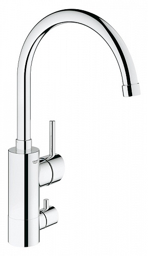 Grohe Concetto New Смеситель для кухни, с запорным вентилем, цвет: хром 32666001