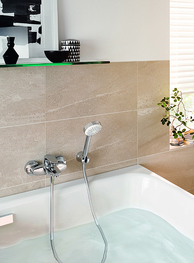 Kludi Pure&Solid Смеситель для ванны и душа DN 15 настенный, цвет: хром 346810575