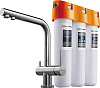 Omoikiri Nagano-BN + Pure Drop Lite Смеситель для кухни + фильтр, цвет: нержавеющая сталь 4011.8028