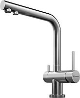 Omoikiri Nagano-BN + Pure Drop Lite Смеситель для кухни + фильтр, цвет: нержавеющая сталь 4011.8028