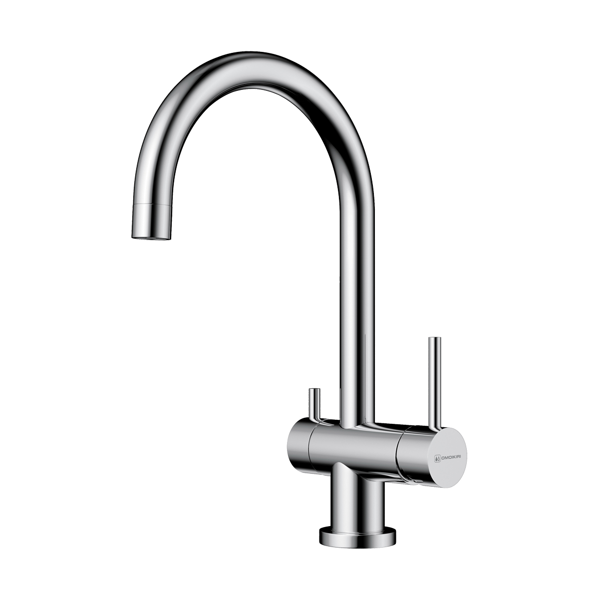 Omoikiri Yamada-C Смеситель для кухни с возможностью подключить фильтр, цвет: хром 4994224