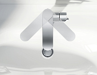 Grohe Plus Смеситель для раковины высокий, с д/к, высота излива 23,1 см, цвет: хром 23843003