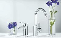 Grohe Eurosmart Cosmopolitan Смеситель для раковины высокий, с д/к, выс. излива 20,2 см, цвет: хром 32830001